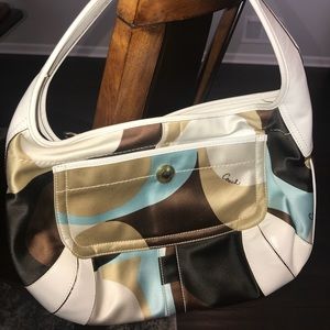 Coach Ergo Scarf Print Hobo Bag